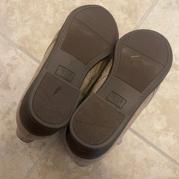 NWT Time & Tru Tan Ankle Boots Size 7 - Picture 2 of 3